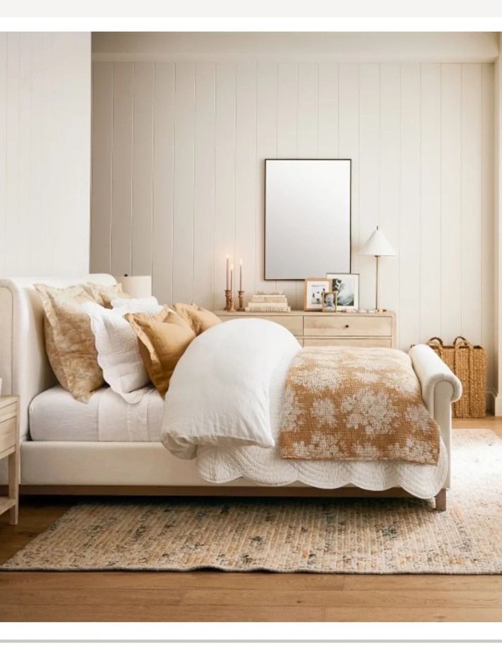 Pottery Barn Juliette Toile Reversible Pick Stitch Quilt